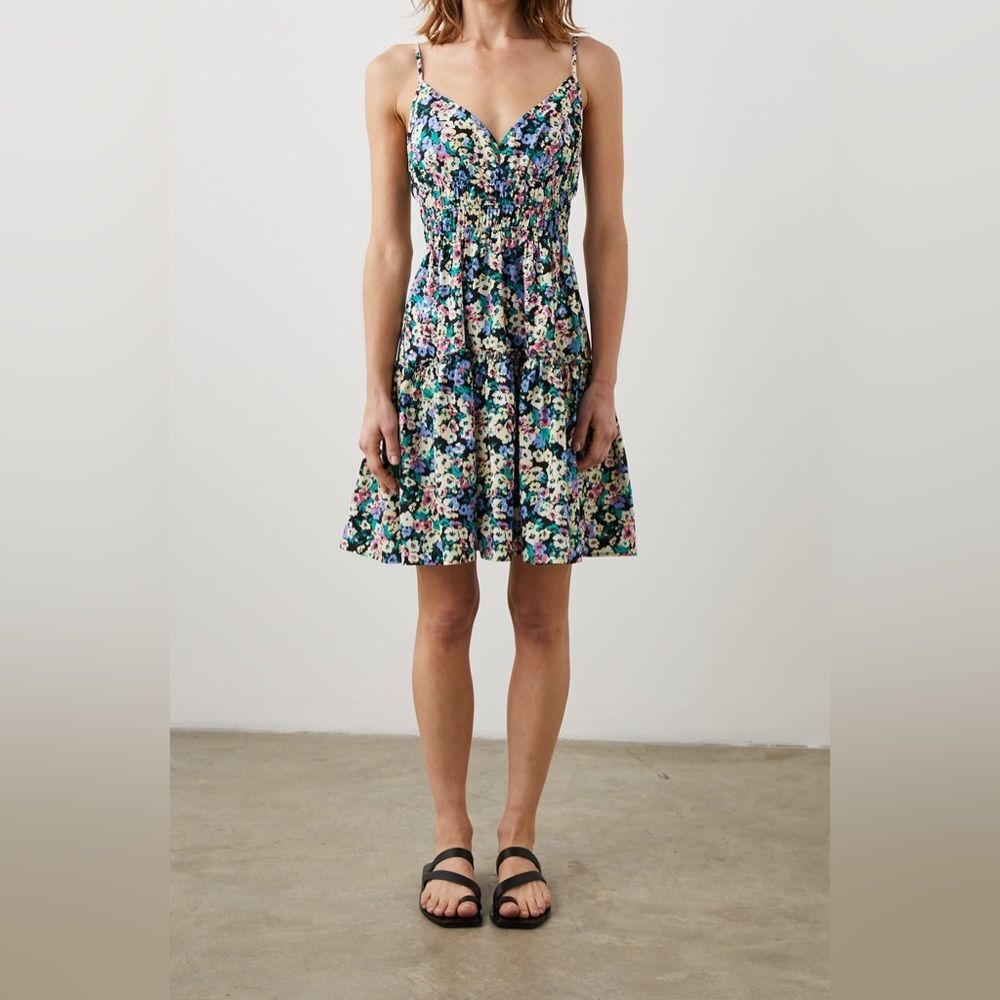 Rails Women’s Size XXL Plus Carmen Mini Dress Wildflower Meadows - Picture 1 of 10